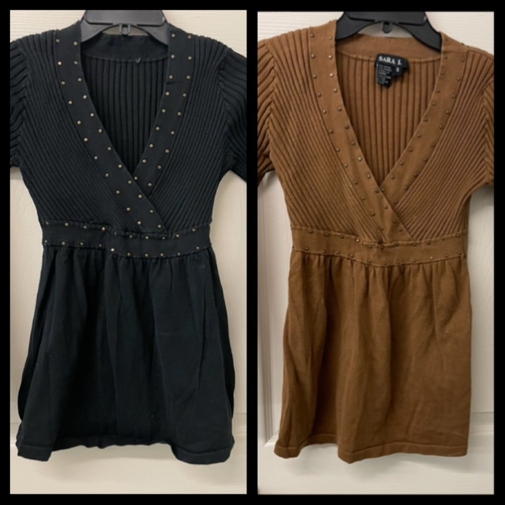 NWOT Sara I. Beautiful Designer Super Stretch Sweater Blouse